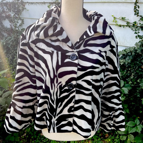 Frankly My Dear | Jackets & Coats | Gorgeous Zebra Print Jacketfrankly ...